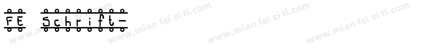 FE Schrift字体转换